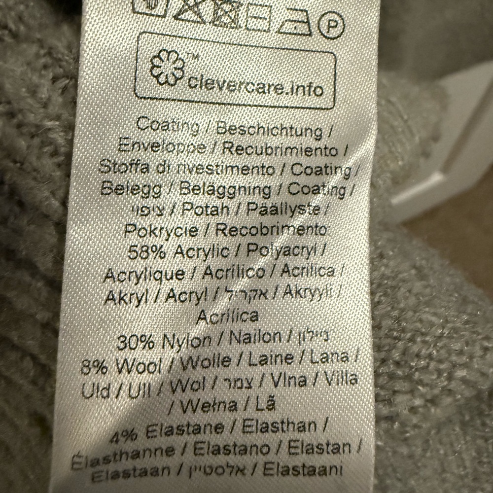 Minimum Grey V-Neck Button Front Sweater Vest - image 3